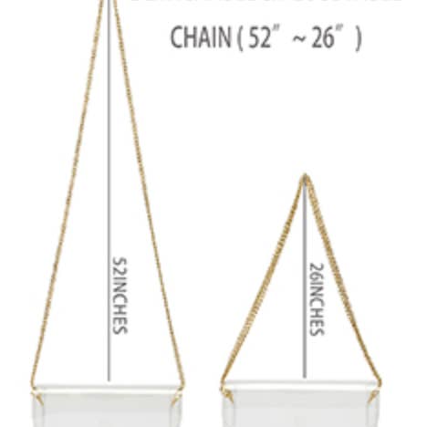 Mavi Bandz - Wholesale Crossbody bag – Women's - Clear Crossbody Stadium Concert Purse Gold Adjustable Chain2