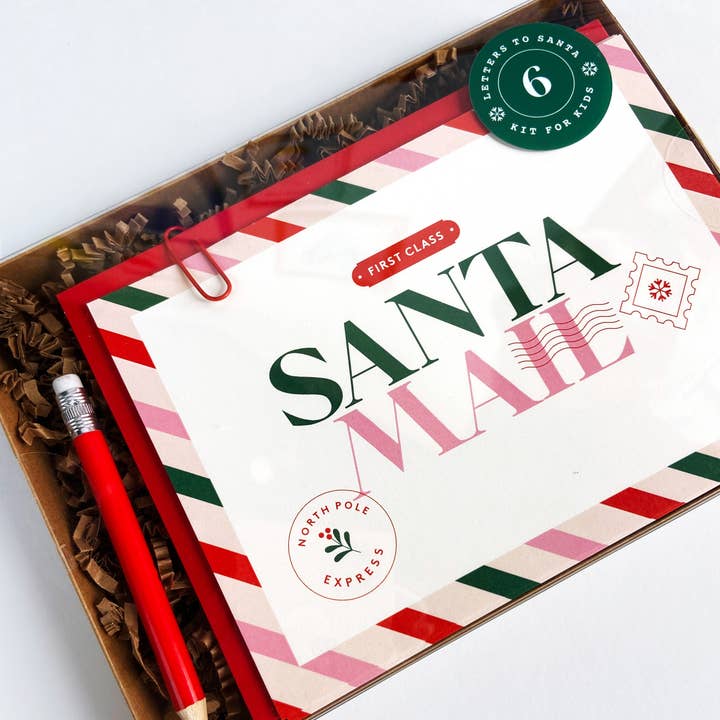 Spaghetti & Meatballs - Wholesale Christmas Card - Santa Mail: Letters to Santa- Kit for Kids