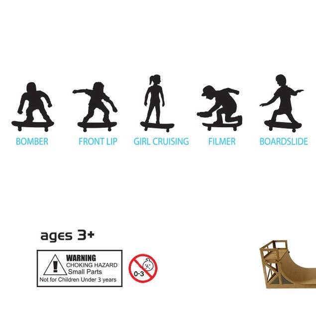 Green Aj's Toy Boarders - Skate Series 2 for wholesale on Faire