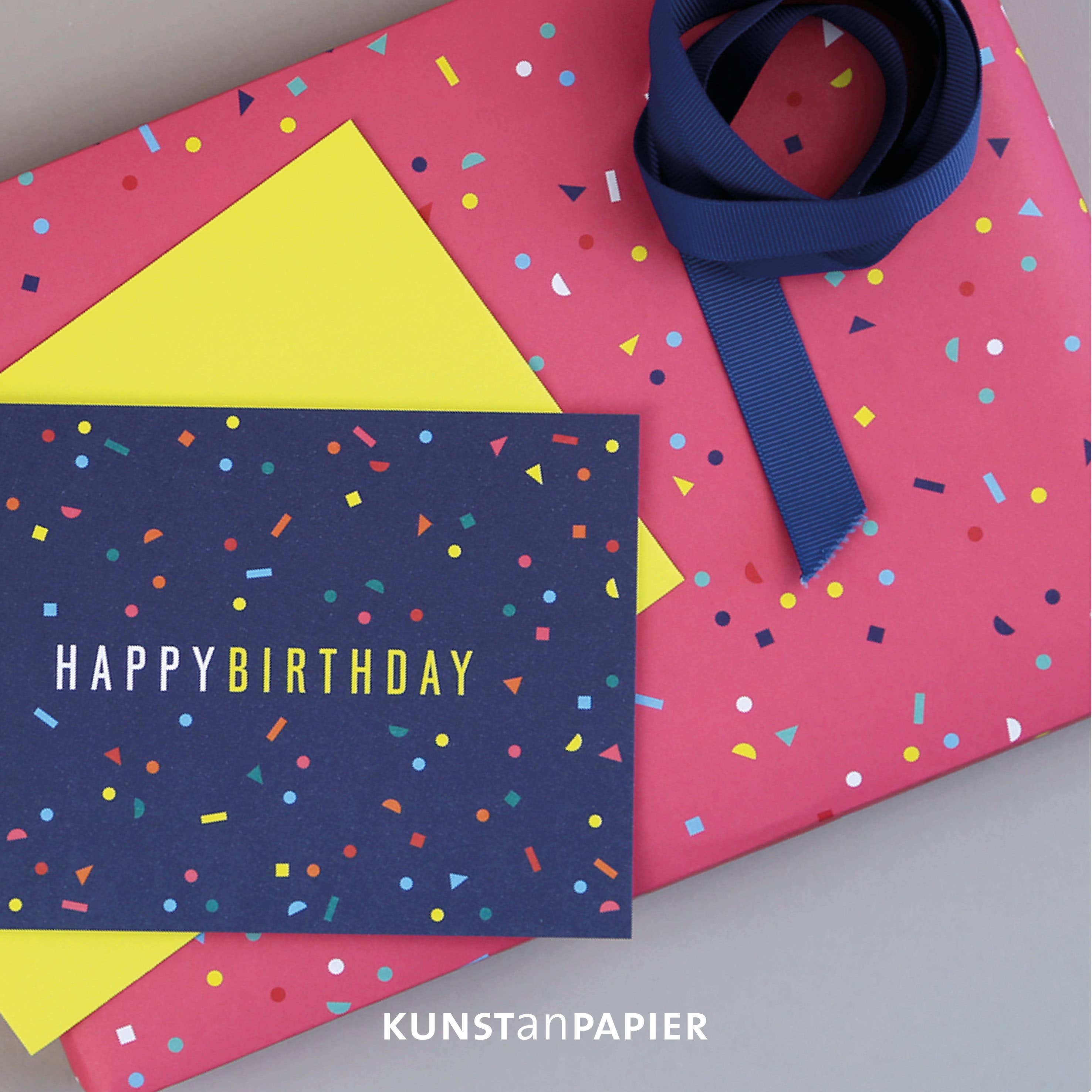 Kunst an Papier – wholesale Omslagspapper – Milo Konfetti omslagspapper2