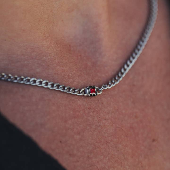 Ruby Chain - Silver for wholesale by Twistedpendant