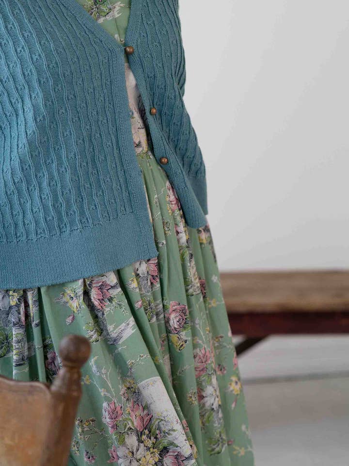Lazybones - Wholesale Cardigan - Women's - Sunday Cardigan Marine *organic cotton