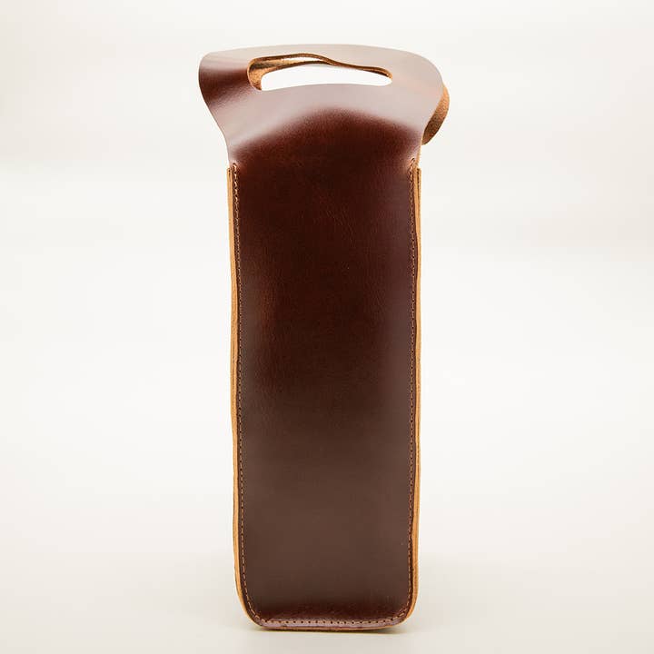 Lindy Leather - Wholesale Wine Tote - Leather Wine Tote3