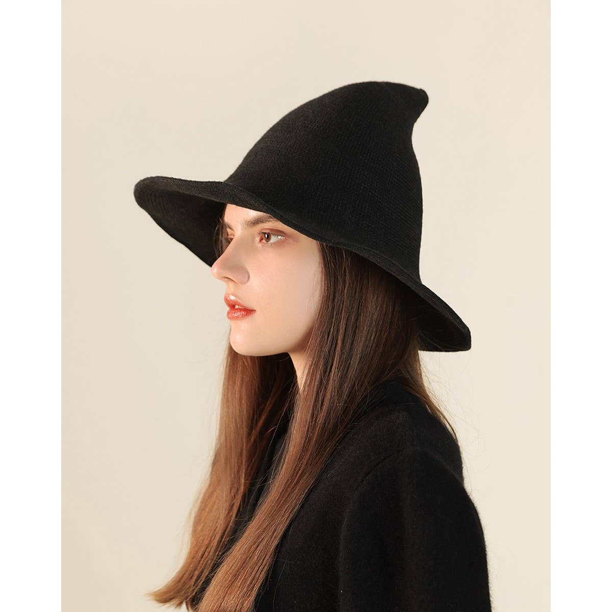 NINEXIS - Wholesale Boater Hat - Women's - CWAH1676_Regular Foldable Knitted Halloween Witch Hat18