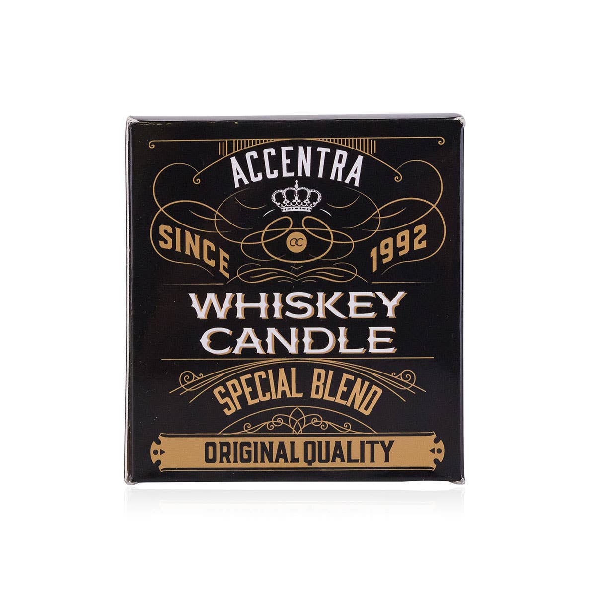 Accentra – Vela em jarro/copo por atacado – Vela Perfumada Whisky em Copo com Caixa Presente - Mistura Especial1