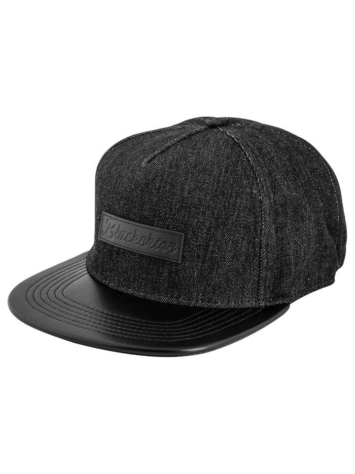 Cappellino Snapback Denim Beast - Nero per la vendita all'ingrosso da parte di Blackskies