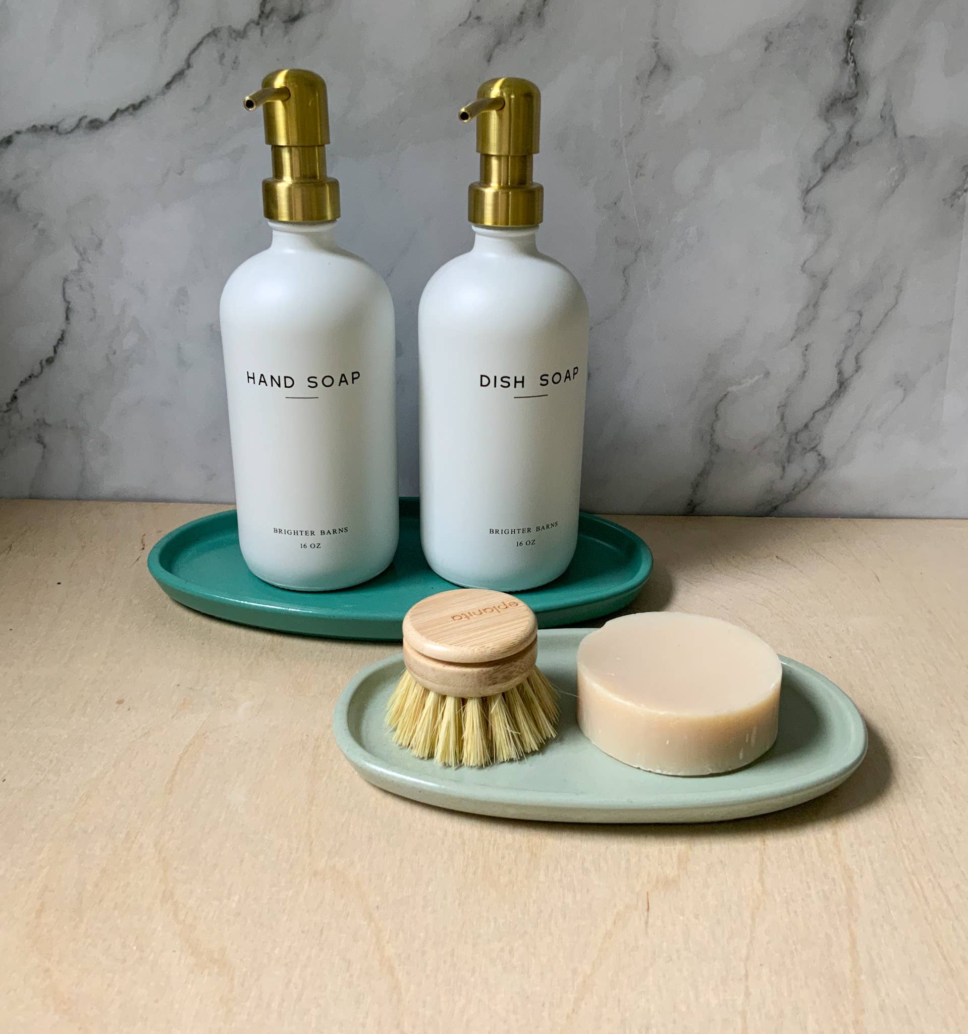 Left Corner Goods - Wholesale Decorative Tray - Concrete Oval Tray | candle catch all | Plant tray12