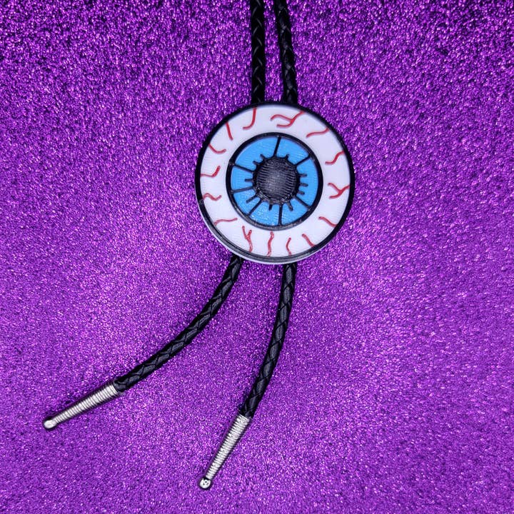 Eyeball Bolo Tie 3D Printed for wholesale by Printy Vibes