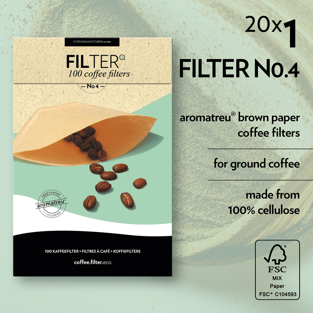 finum - Wholesale Coffee Filter - FILTER No.4, Coffee Filters1