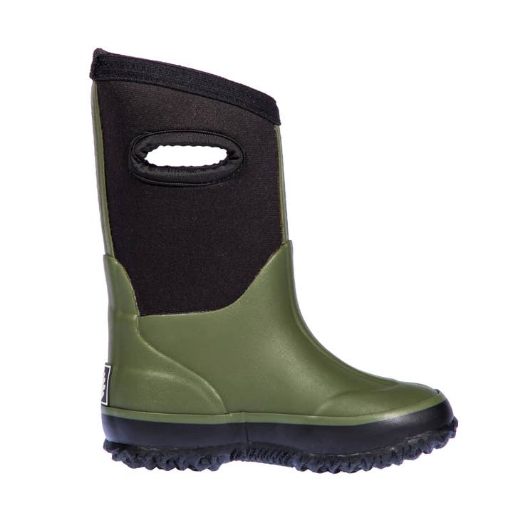 Oaki – Engroshandel Gummistøvler - Børn – Neopren Støvler, Forest Green