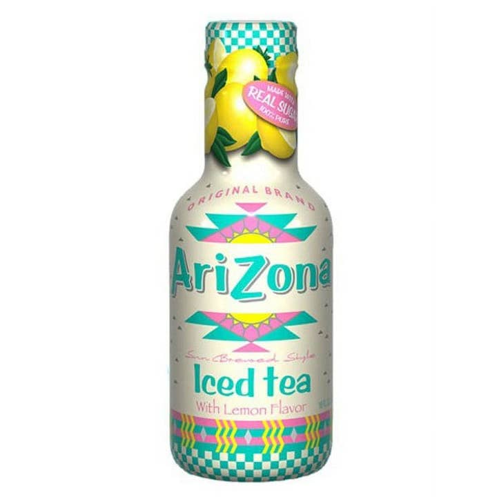 Arizona Real Sugar PET Lemon Tea 20/16.9OZ for wholesale by L&F Universal Goods