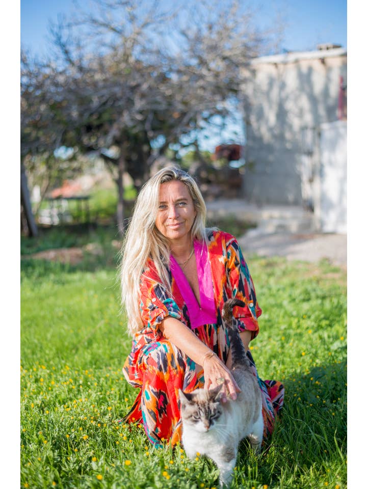 Aurobelle Ibiza - Wholesale Kaftan - Women's - Ikat , boho beautiful long Tunica3