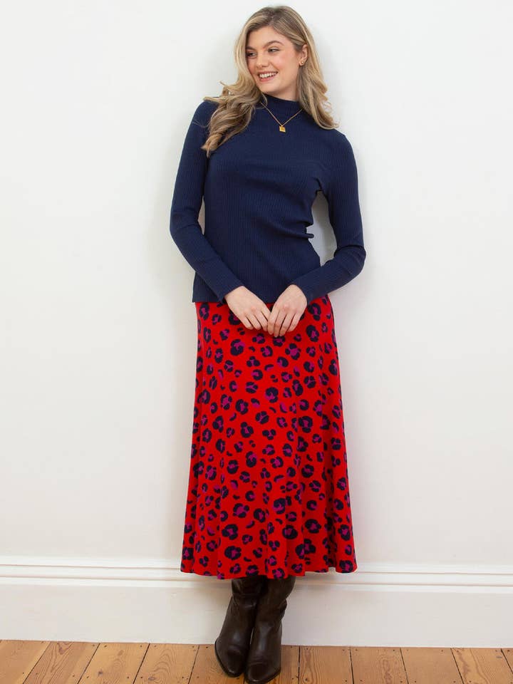 Shaftesbury jersey skirt for wholesale by Kite Clothing