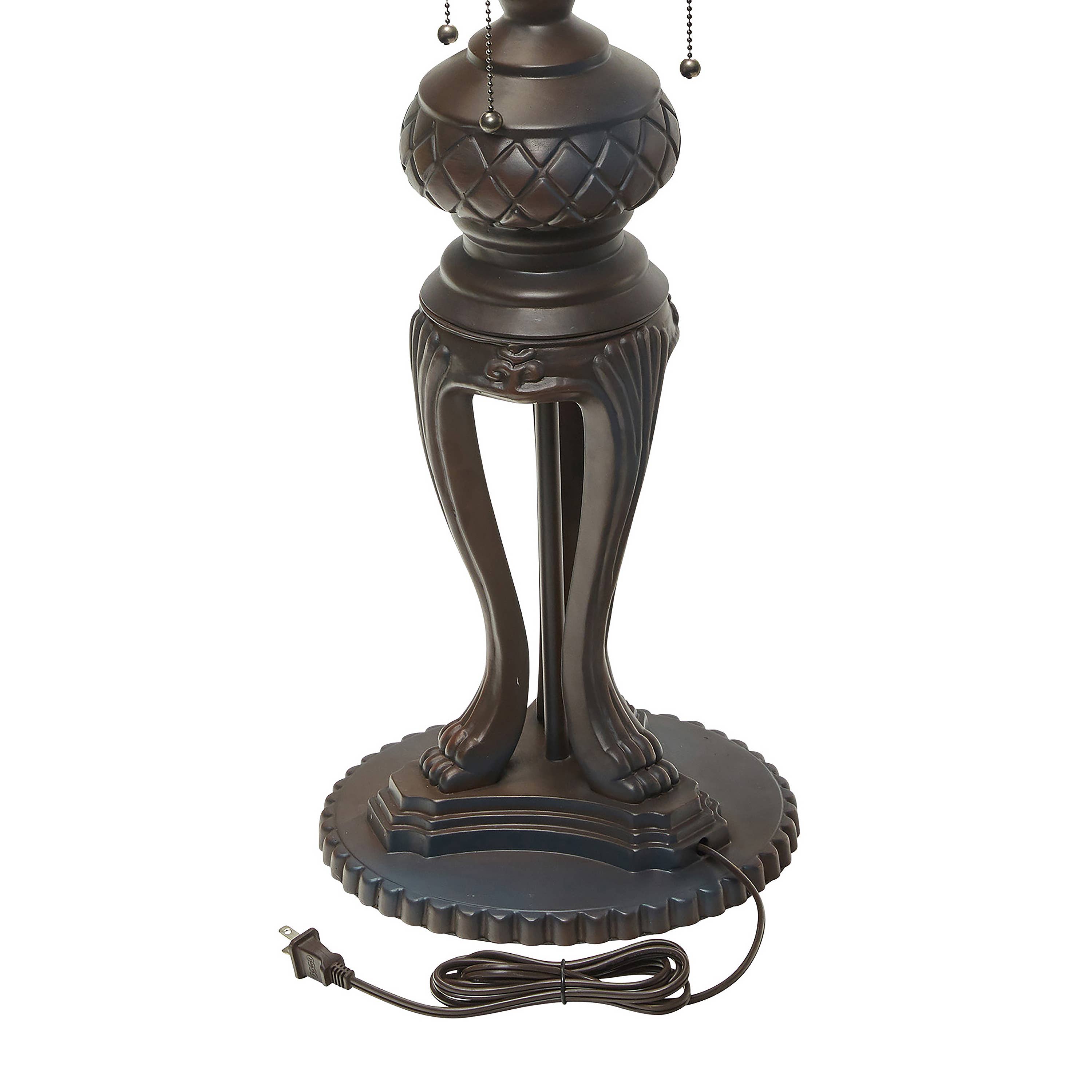 River of Goods - Wholesale Accent/Desk Lamp - 33.25"H Tulip Tiffany-Style Stained Glass Table Lamp9