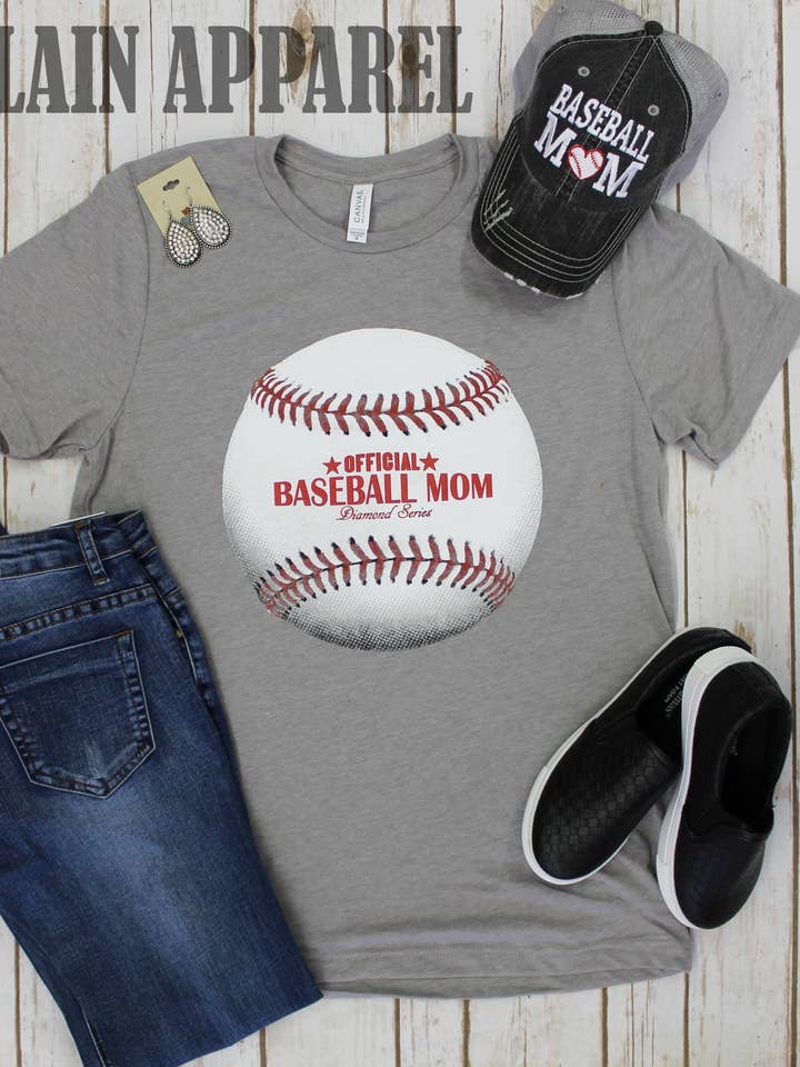 Camiseta oficial de beisebol com gola redonda por atacado de Plain Apparel Tees