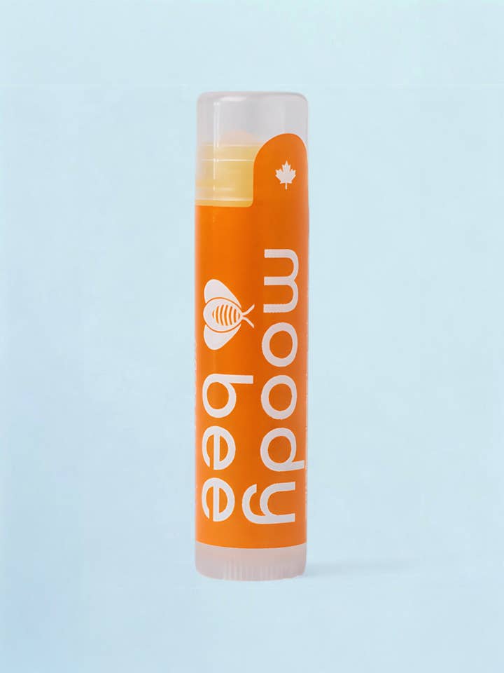 beeswax lip balm: tangy tangerine for wholesale by Moody Bee