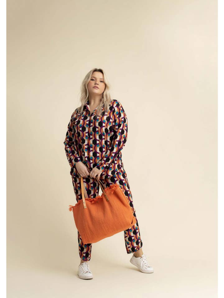 232026 - Byxor och tunika Set Vår Sommar Kollektion Stora Storlekar för wholesale av Teresa Cardoso Oliveira