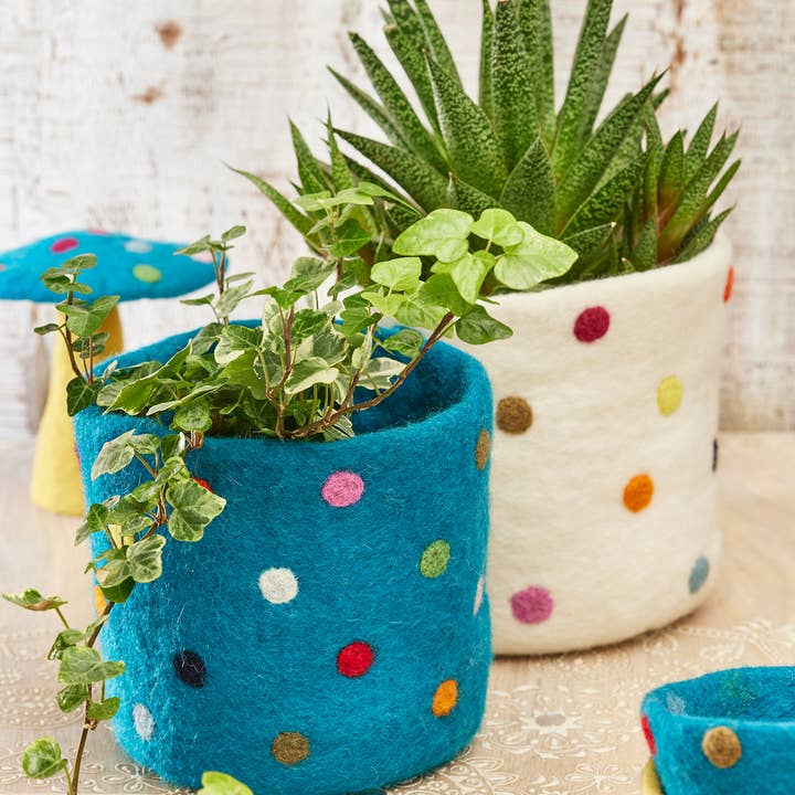 Namaste - Wholesale Plantenpot - Gevlekte Regenboog Bloempot0