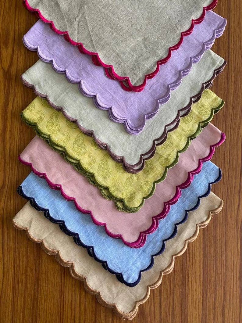 Fabricrush - Vendita all'ingrosso Tovaglioli da tavola in stoffa - Asciugamani in lino Tovaglioli di stoffa6