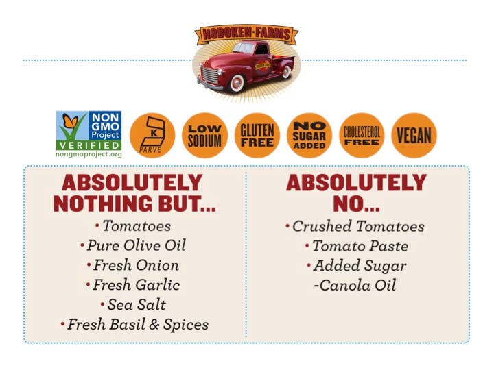 Hoboken Farms - Wholesale Pasta Sauce - Hoboken Farms Vodka Sauce 6 Pack7