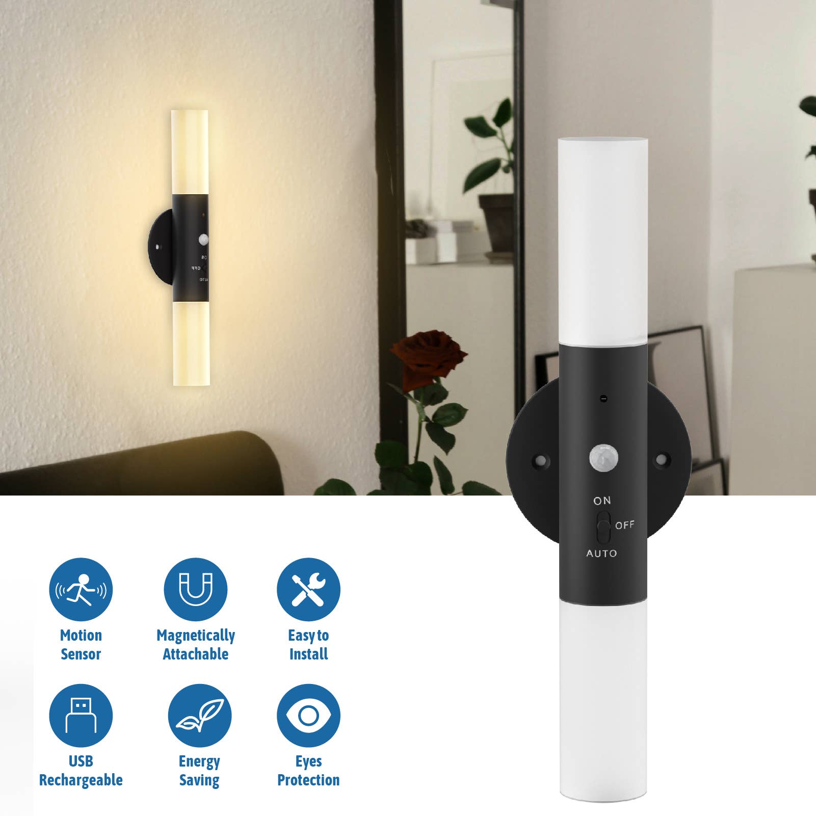 LEPOTEC INC – wholesale Sconce – Battery Operated Wall Sconces Lights With Motion Sensor16