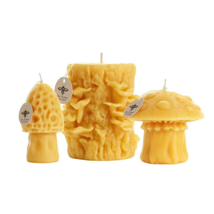 Big Dipper Wax Works - Wholesale Novelty Candle - Beeswax Mushroom Candles