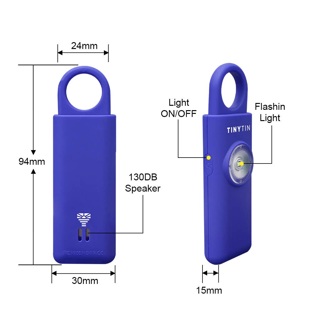 TinyTin - Wholesale Safety Alarm/Gear - TinyTin Personal Safety Alarm - 130 dB Alarm39