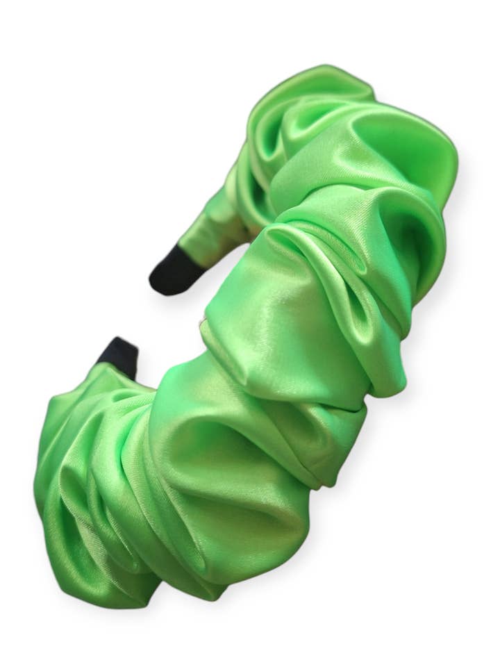 Mini Mega Elastico per Capelli Neon Verde per la vendita all'ingrosso da parte di Reav Scrunchies