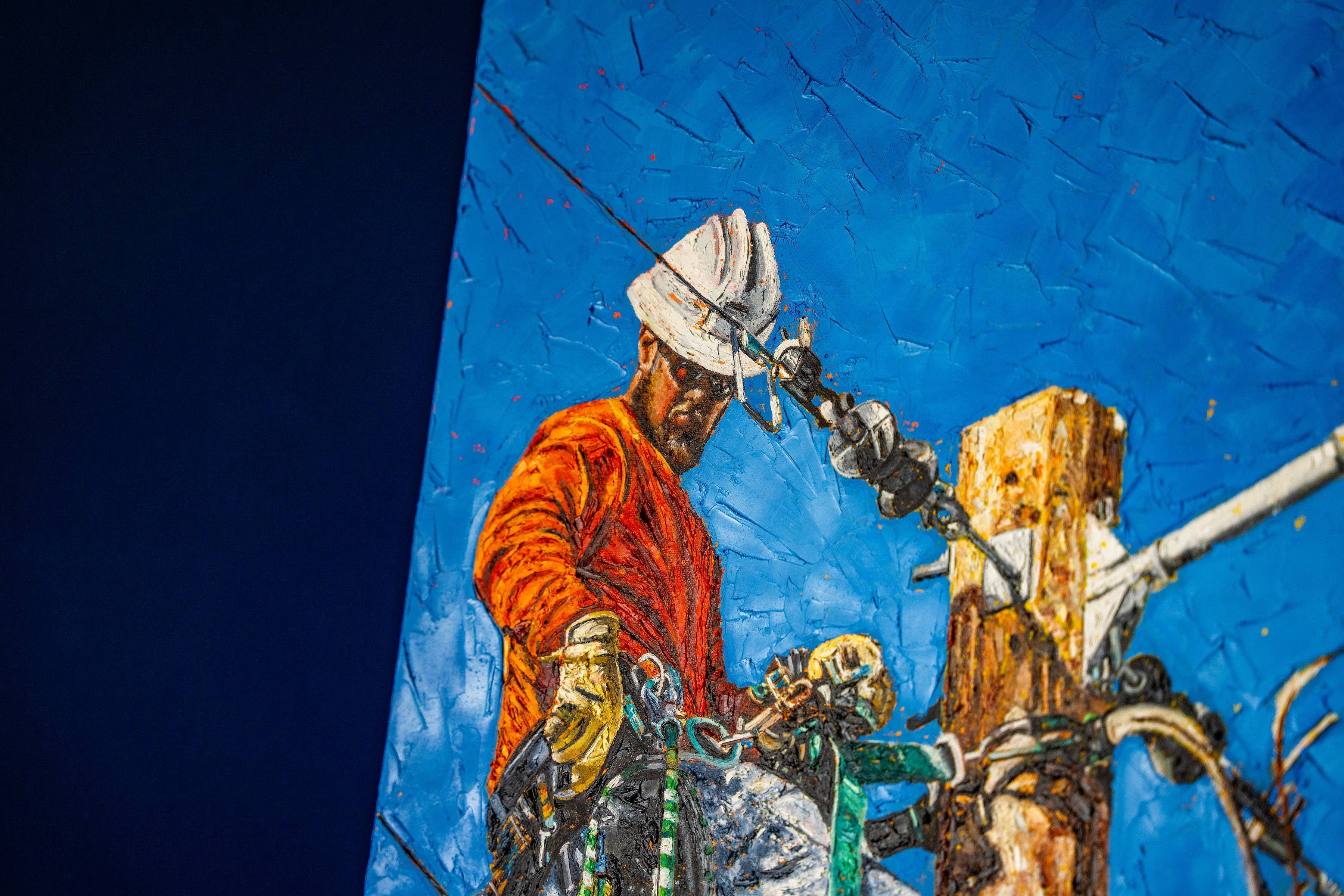 Kim Perry Studio – wholesale Konsttryck – Lineman Print "Vardagens hjältar"5