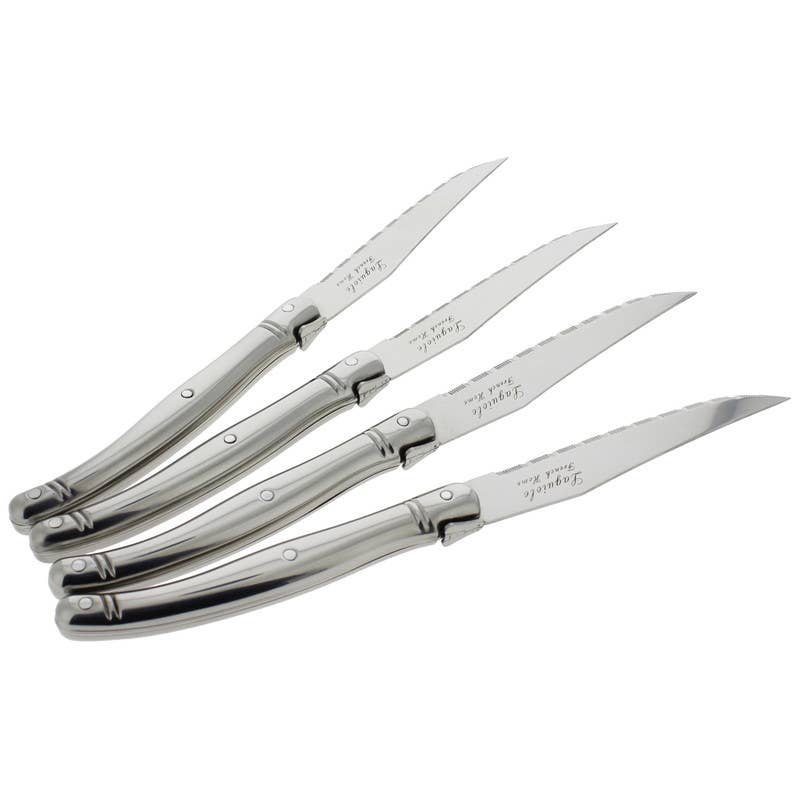 French Home - Wholesale Knife Set - Laguiole Steak Knives Set of 4, Stainless Steel1