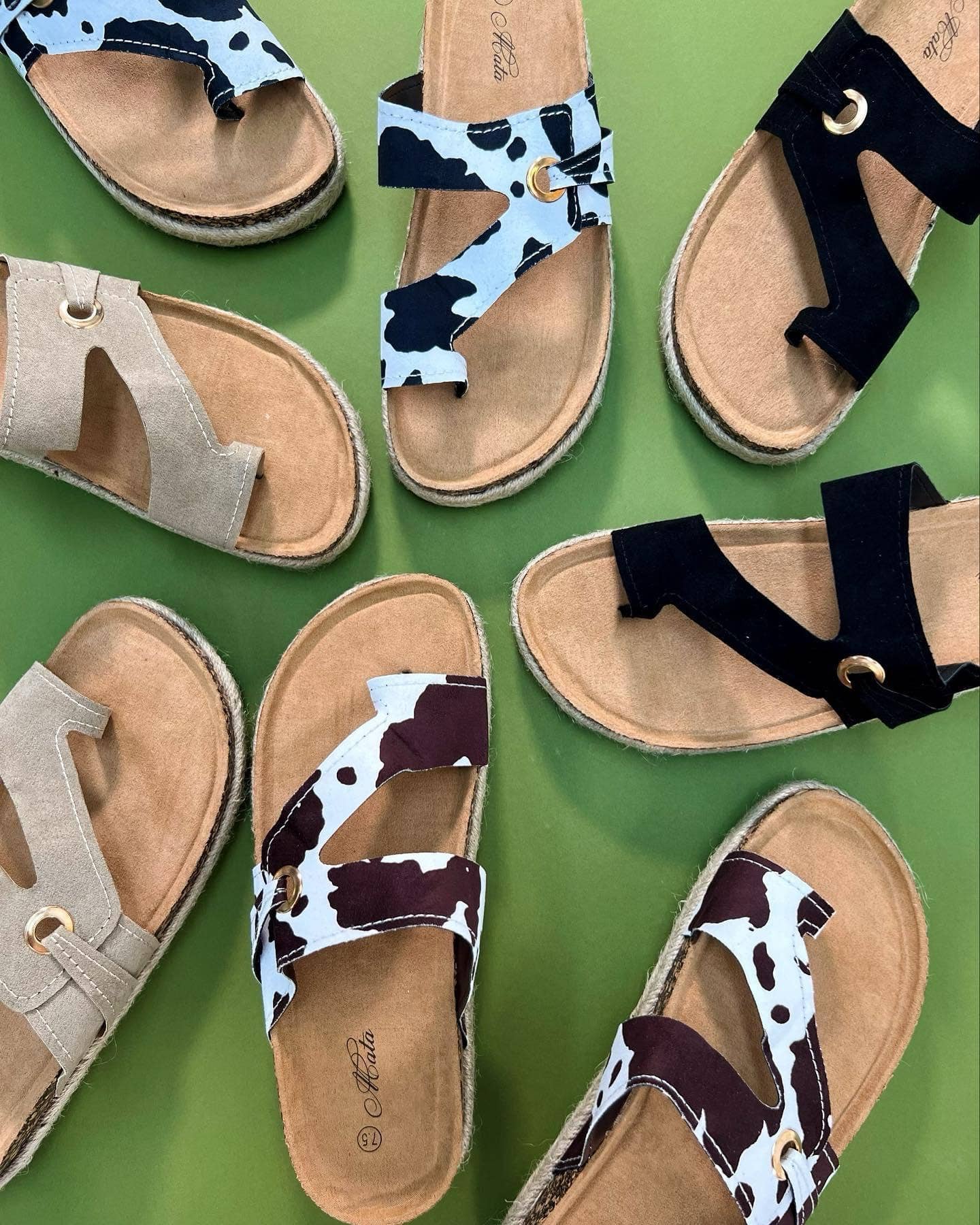 Print Sandals Outwoods Cow Print Shoes Outwoods Online Shoes Wholesale