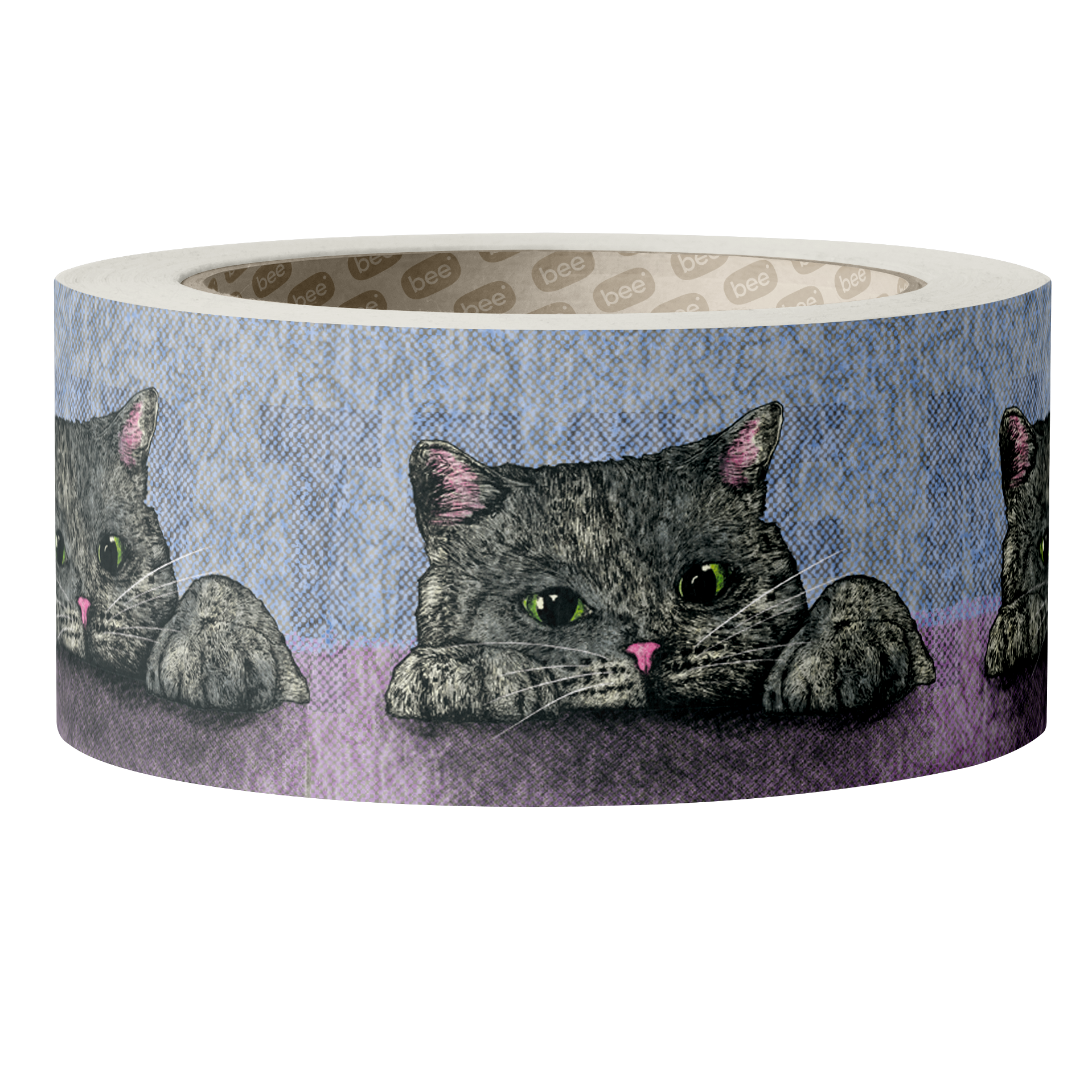 Fawn & Thistle Ltd (US Duties Paid) - Wholesale Washi Tape - Peeping Black Cat Washi Tape | Paper Tape | Cat Gifts3