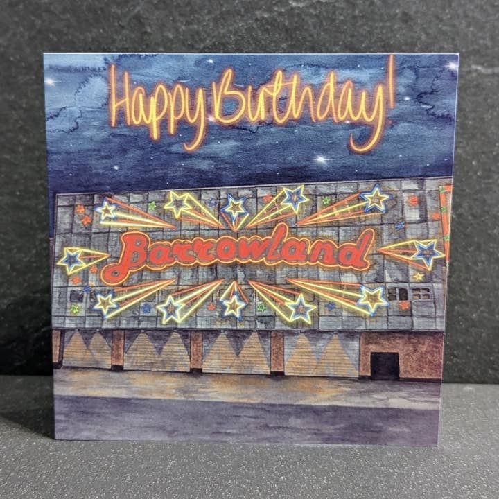 Happy Birthday - The Barrowlands Glasgow Card for wholesale by F and B Cards