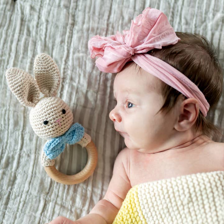 Wonderjoys Baby Co - Wholesale Handheld Rattle - Baby - Animal Hand Crochet Rattles - Classic Collection