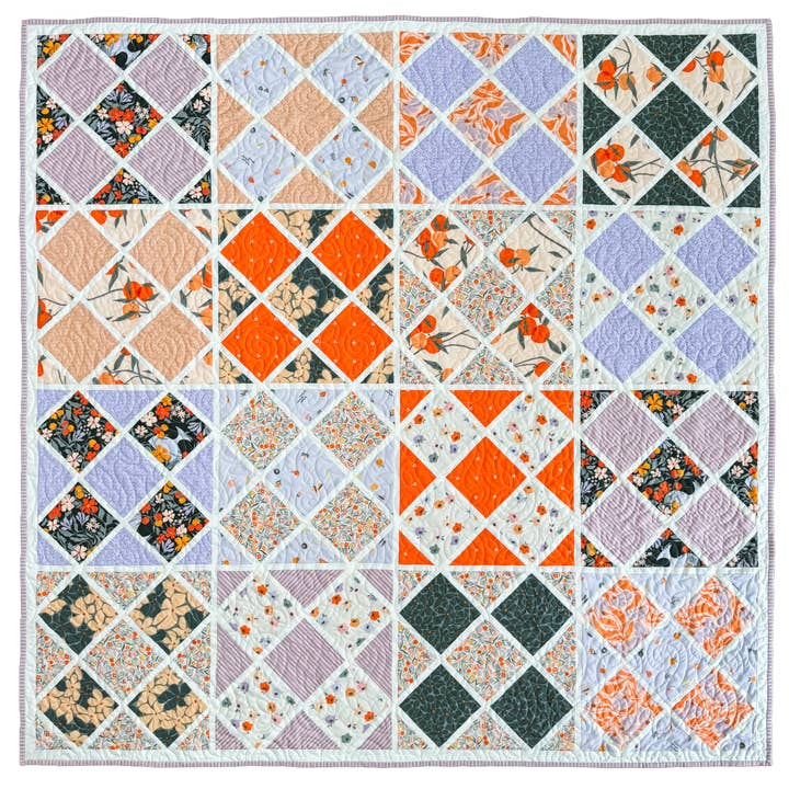 A Piece of Quiet Quilts - Wholesale Craft Sewing Kit - Harlequin Bloom | Paper Quilt Pattern5