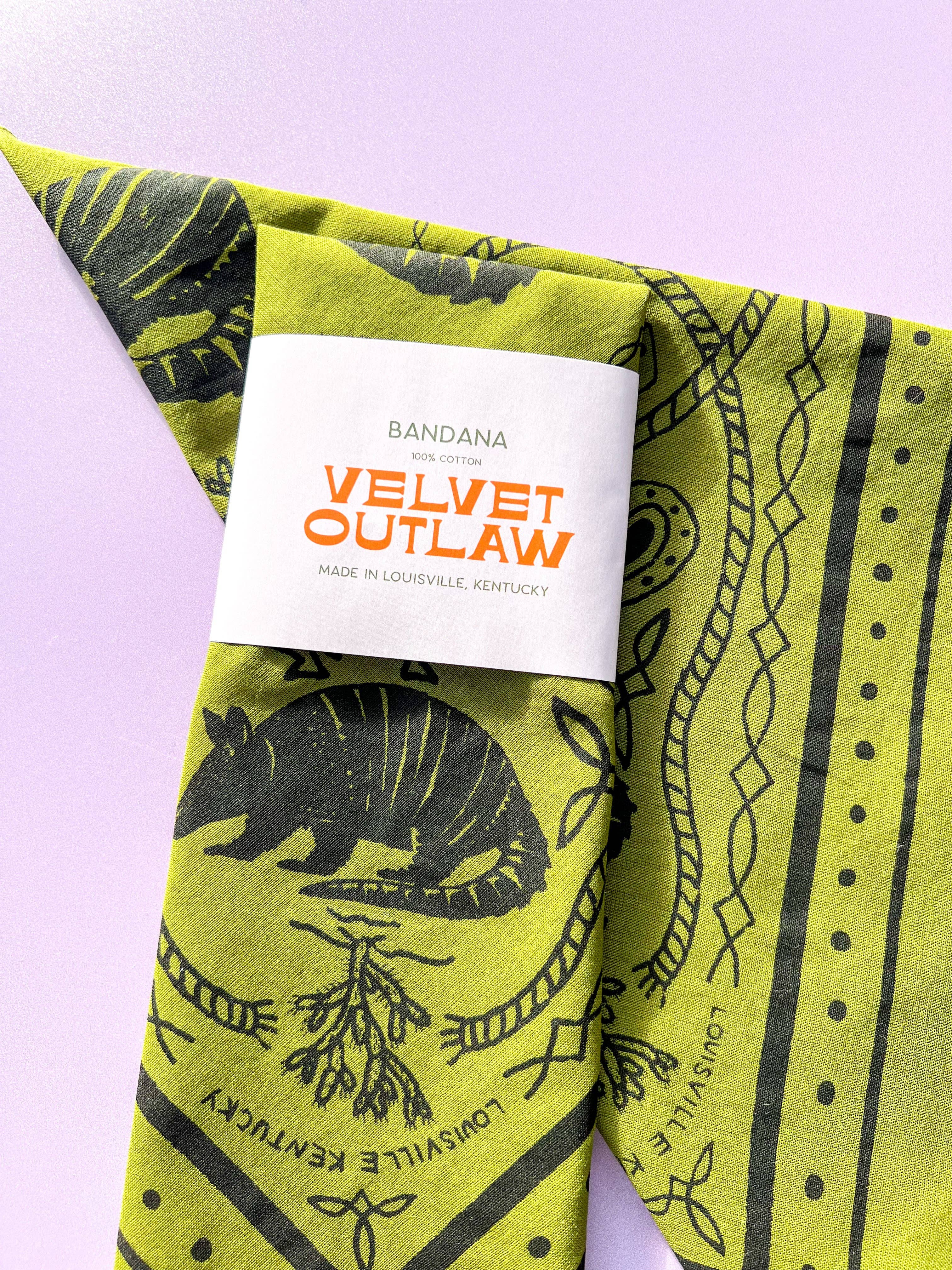 Velvet Outlaw - Wholesale Bandana - Unisex - Triangle Armadillo Bandanas - Multiple Colors6