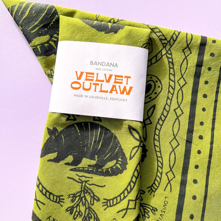 Velvet Outlaw - Wholesale Bandana - Unisex - Triangle Armadillo Bandanas - Multiple Colors6