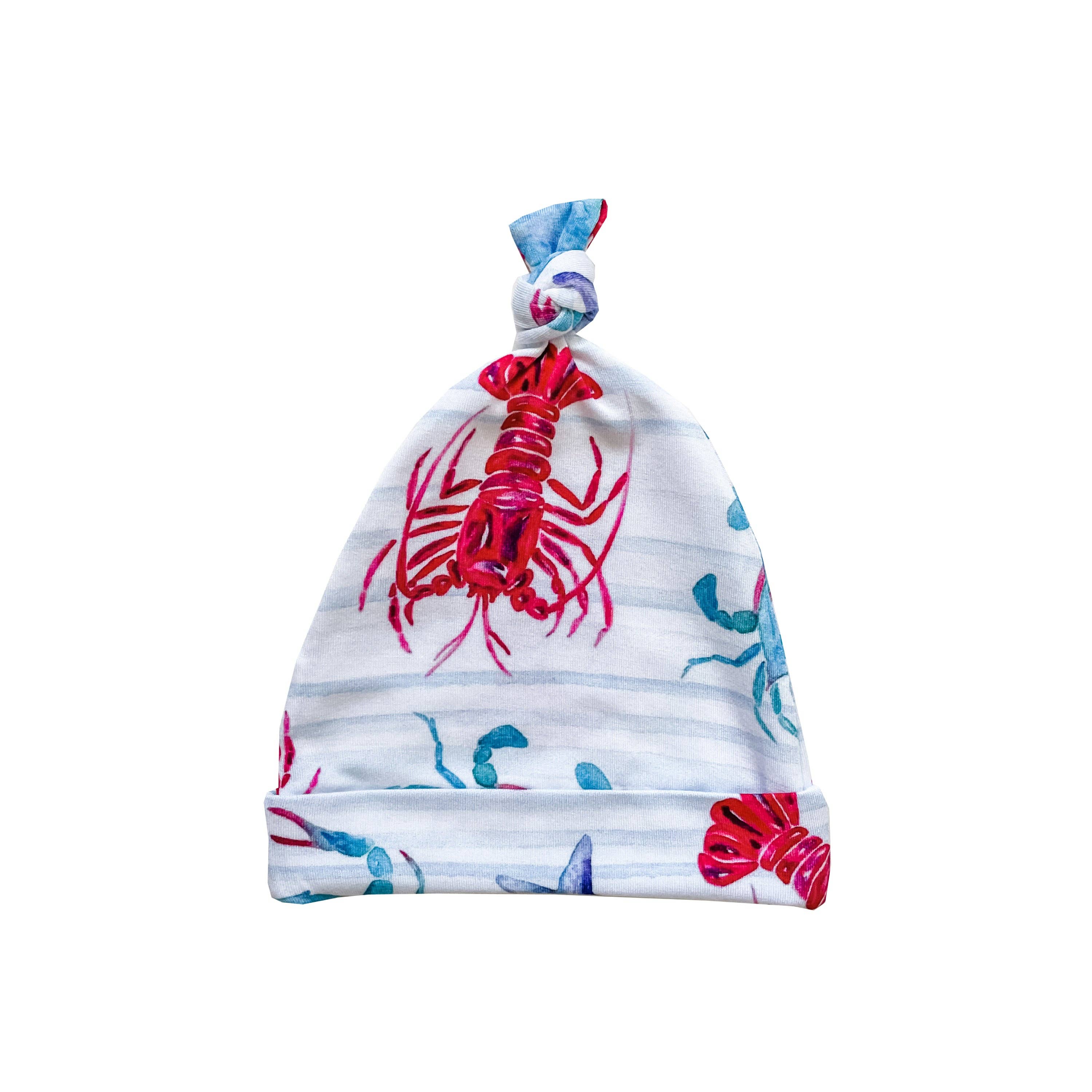 Florida Kid Co. - Wholesale Newborn/Knit Hat - Baby - Lobster & Crab Knotted Hat