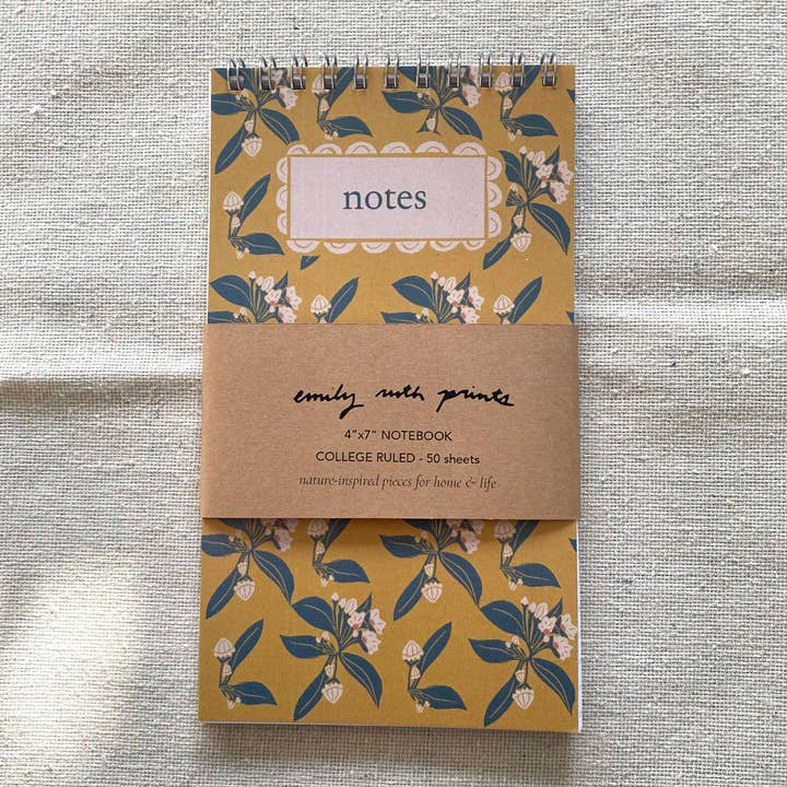 Spiral Notebook for wholesale by emily ruth prints