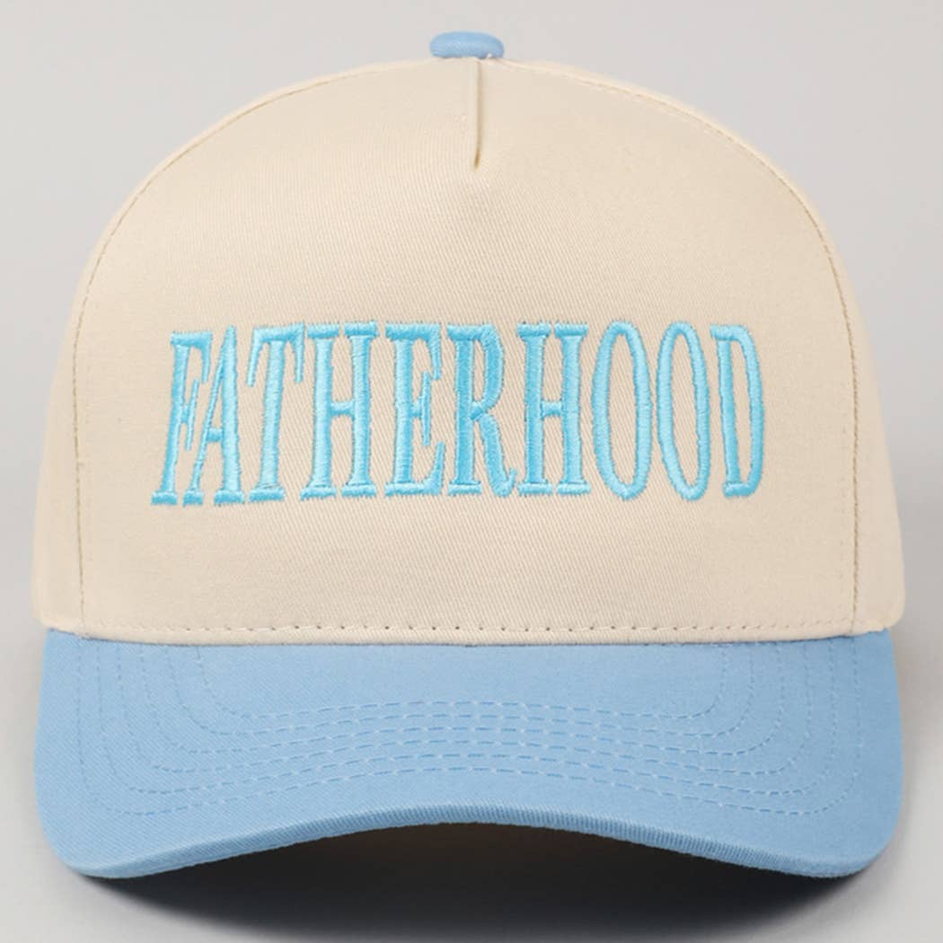 Fashion City - Wholesale Trucker pet - Heren - FATHERHOOD Geborduurde Tweekleurige Truckerpet28