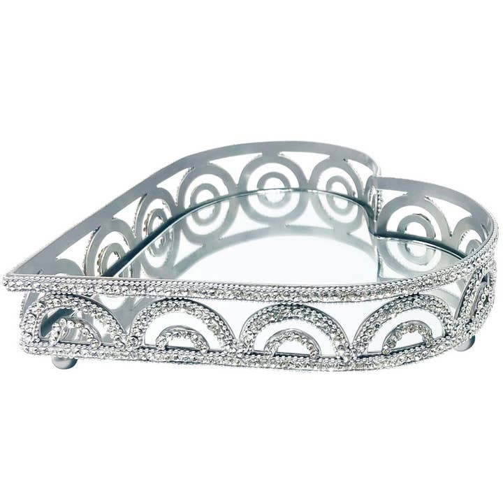 Godinger - Wholesale Decorative Tray - Heart Glam Tray2