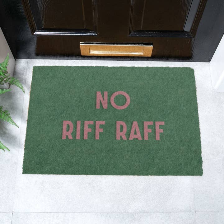 No Riff Raff Doormat (60 x 40cm) for wholesale by Artsy Mats