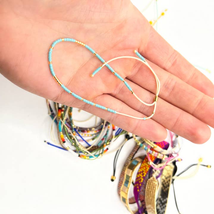 Simply Supplied Co - Wholesale Beaded Bracelet - Dainty Beaded Bracelets - Stackable, High-Quality, CLOSEOUT
