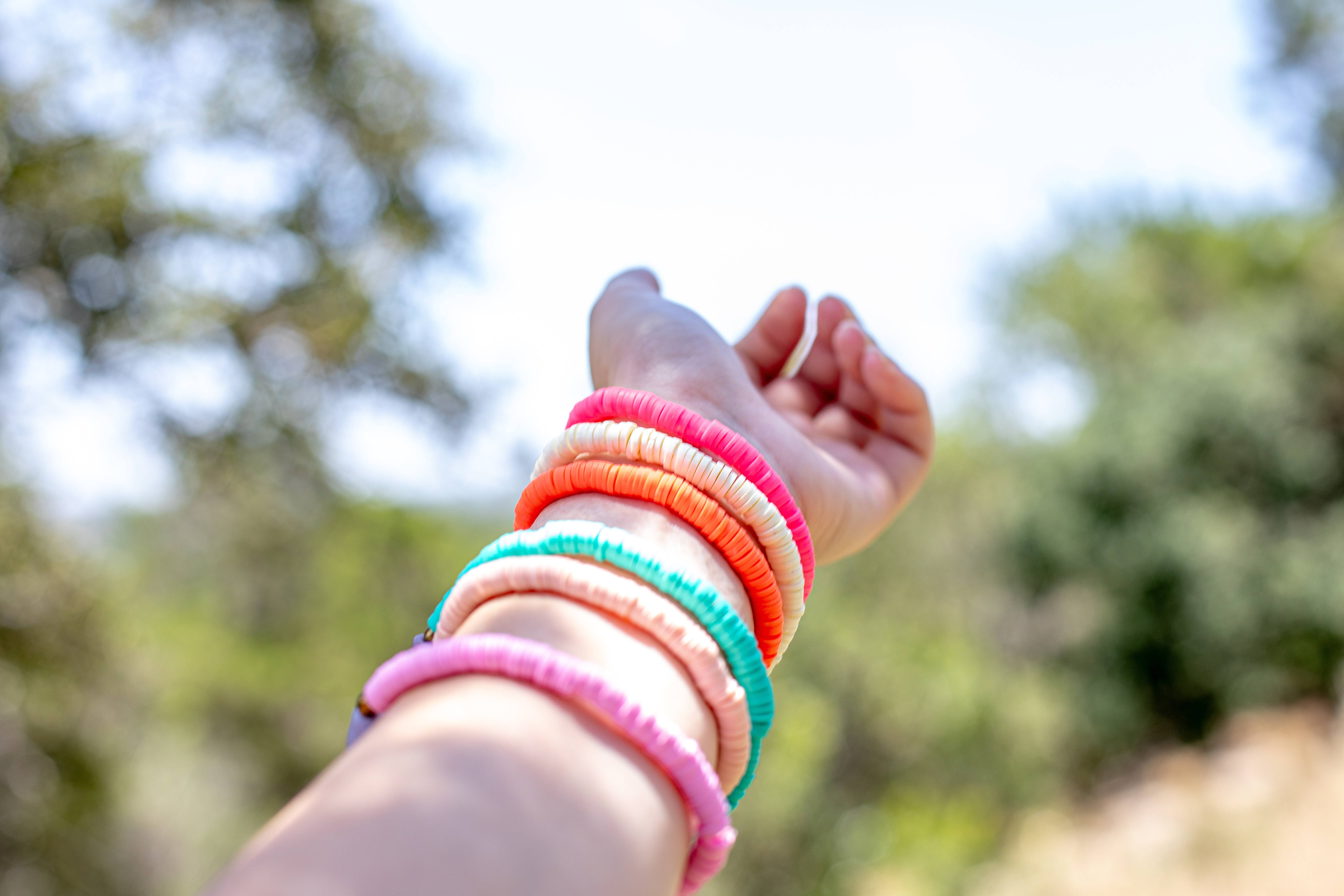 The Bead Project by TWOPU - Wholesale Beaded Bracelet - Vibe Bracelet | Heishi Beads & Recycled Glass Beads25