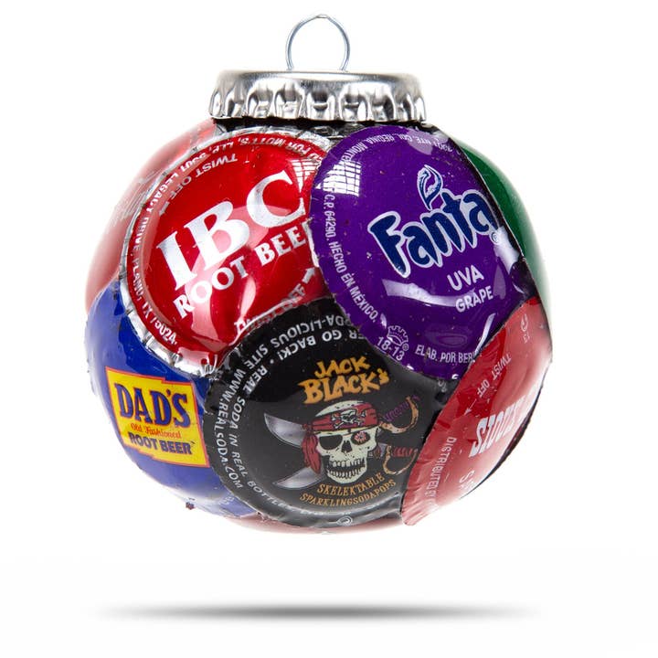 Soda Mix Bottle Cap Ornament for wholesale by Kaps for Kids