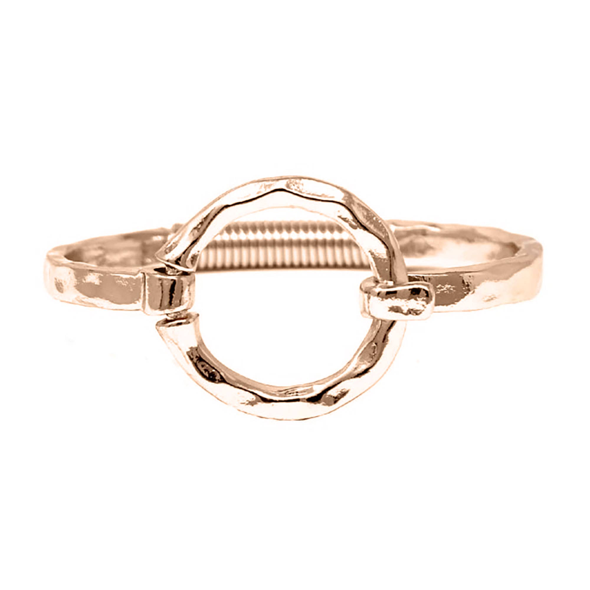 NY Jewelry House – wholesale Bangle bracelet – Hammered Circle Hinge Bracelet2