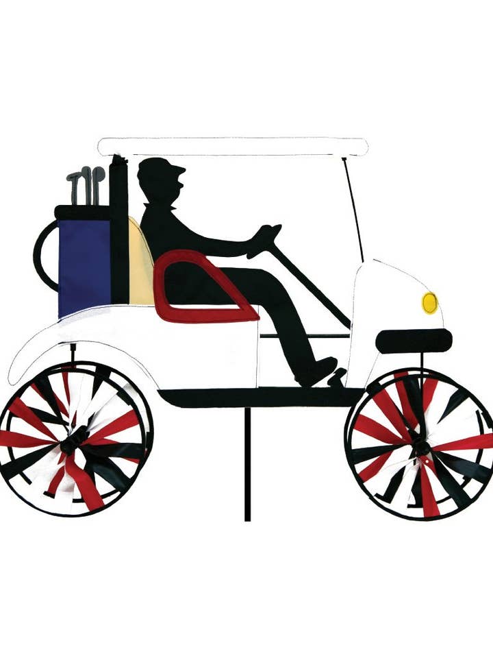 Golfkar Interesses Voertuig Windwheel voor wholesale door Two Group Flag Co