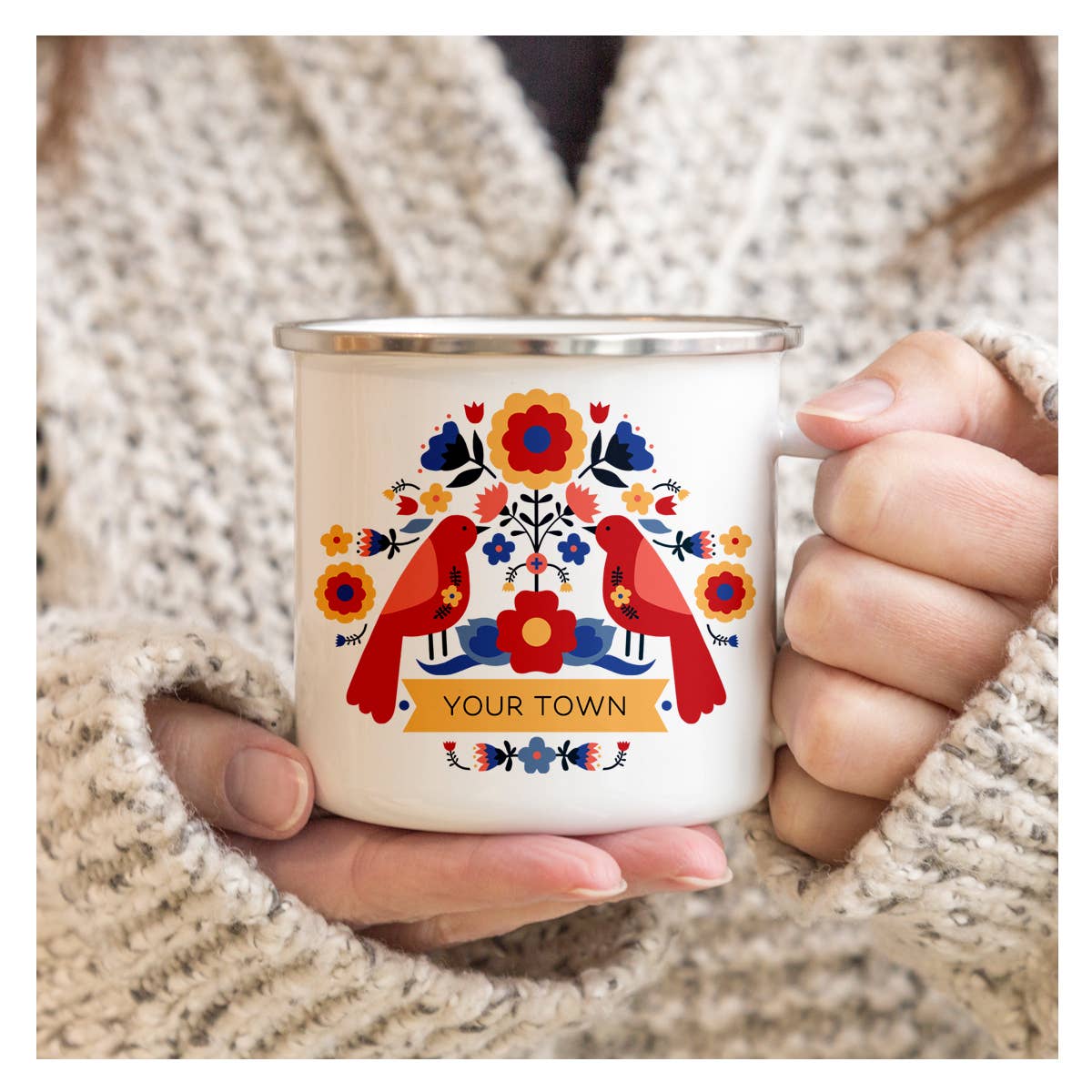 Rock Scissor Paper - Wholesale Coffee Mug - Personalized City Camp Mug - Folklore Scandinavian0