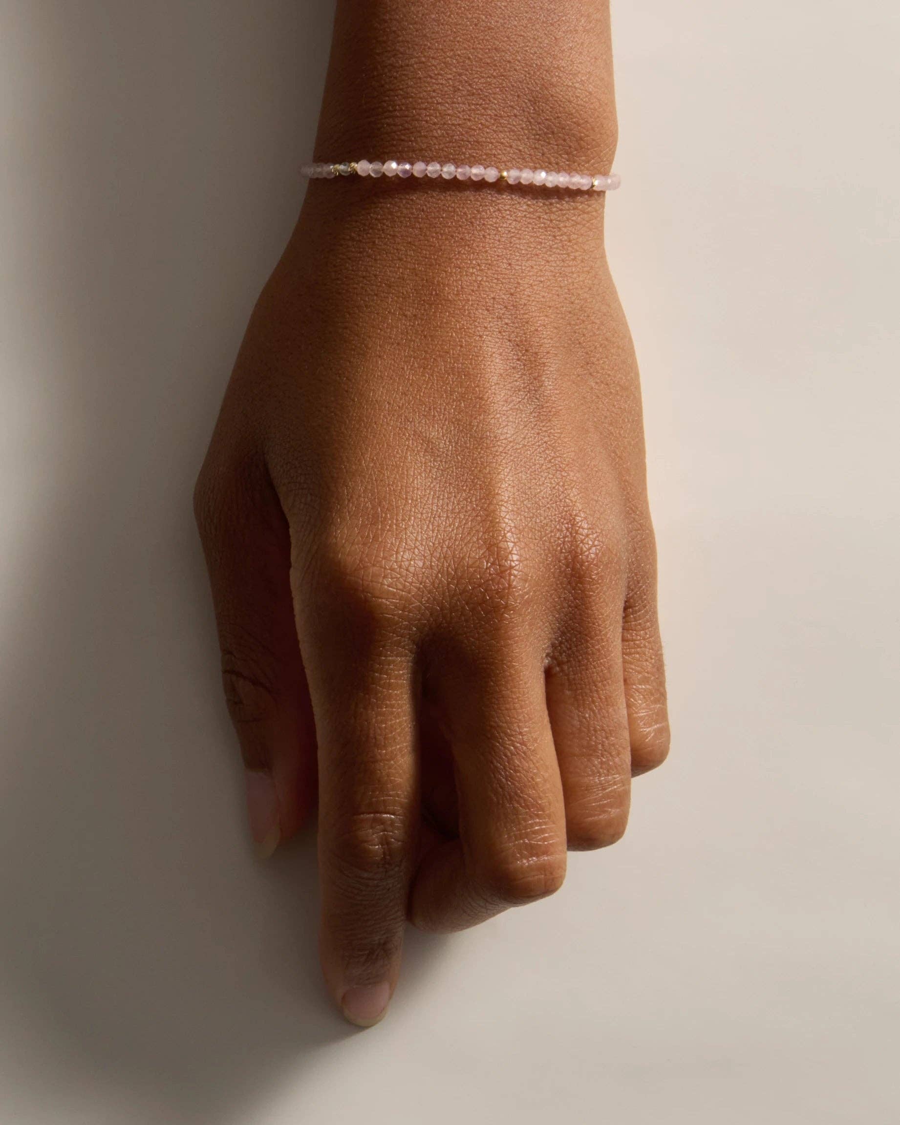 High Light Rituals - Vente Bracelet de perles - Le Bracelet Graines d'Amour — Quartz Rose2