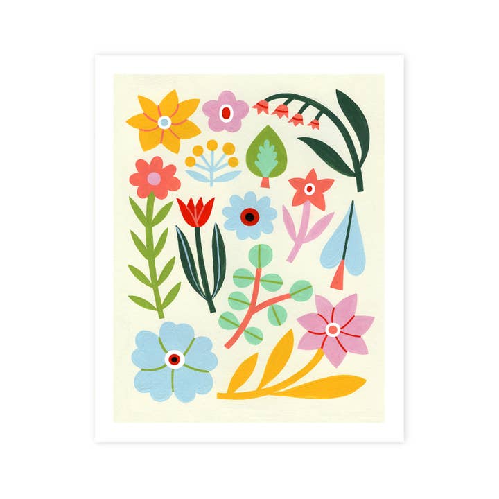 Ivory Floral Print for wholesale by Molly Egan